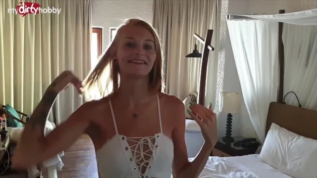 MyDirtyHobby - Gorgeous German Amateur Facialized by a Stranger while on Holiday