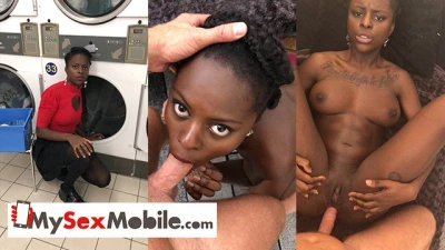 My Sex Mobile - Ebony Girl Picked up in Launderette for Intense Sex