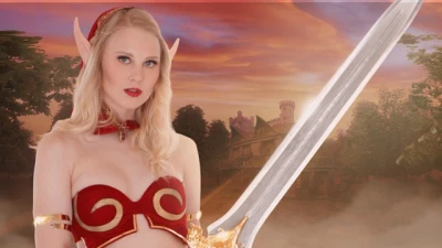 Whorecraft Elf Lily Rader Loots you for more than your Sword