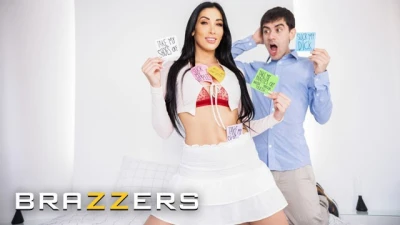 BRAZZERS - Sexy Clea Slowly Stripped on her Clothes and Gave BF a Sloppy Dick Deep Throat Suck