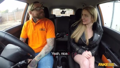 FakeHub - Super Hot Blonde goes for a Driving Test and Gets a Dick instead