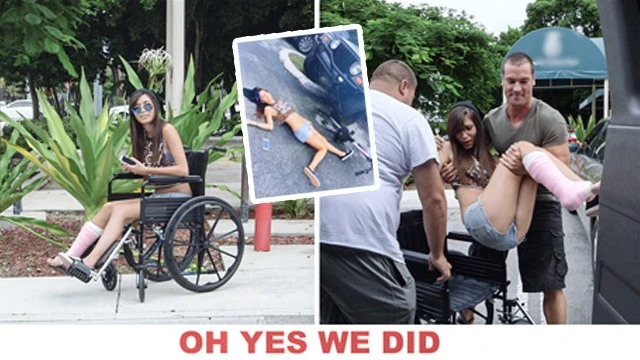 BANGBROS - Young Kimberly Costa got Hit by a Car, so we Gave her some Dick to Feel better